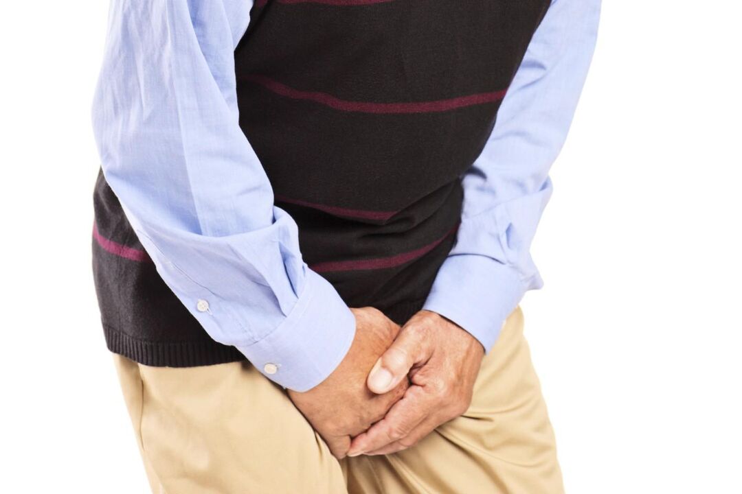 Men with congestive prostatitis experience discomfort because of pain or sharp pain in the groin area