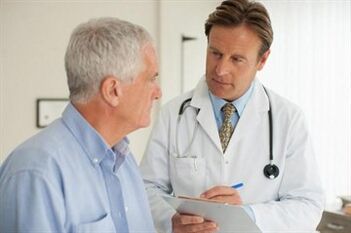 The patient had prostatitis in consultation with a urologist